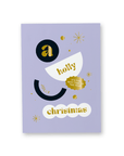 KARTE CHRISTMAS – A Holly Jolly Christmas - Flieder - Studio Schön®