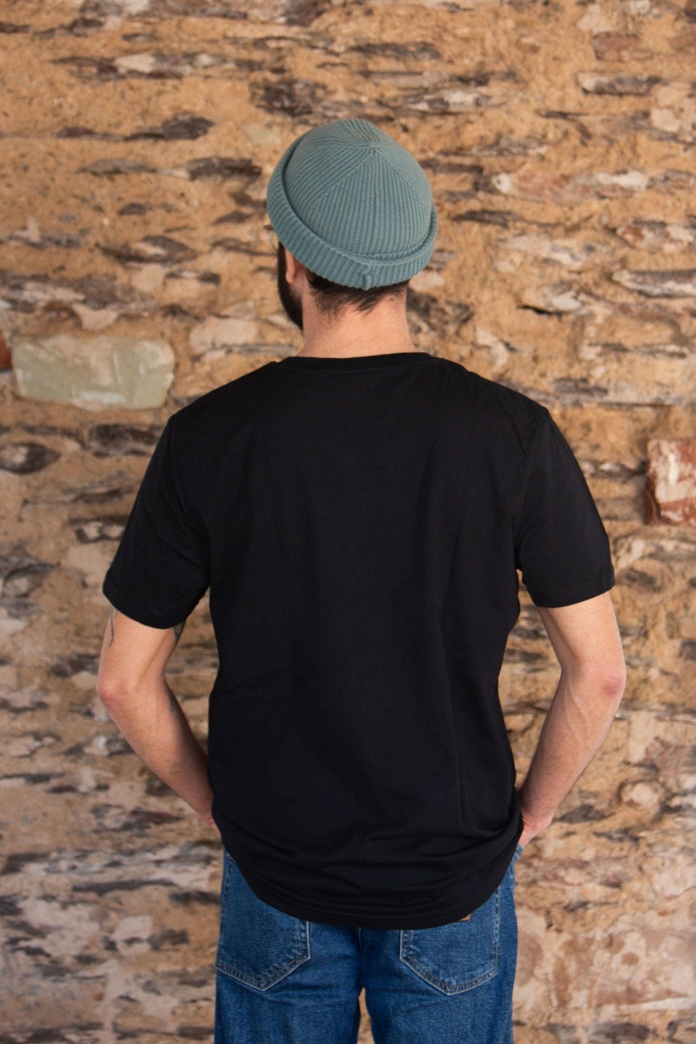 Organic T-Shirt ALL FEELINGS ARE WELCOME Stick | unisex | Schwarz - Studio Schön®