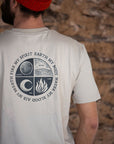 Organic T-Shirt EARTH WATER AIR FIRE | unisex | Kaffee - Studio Schön®