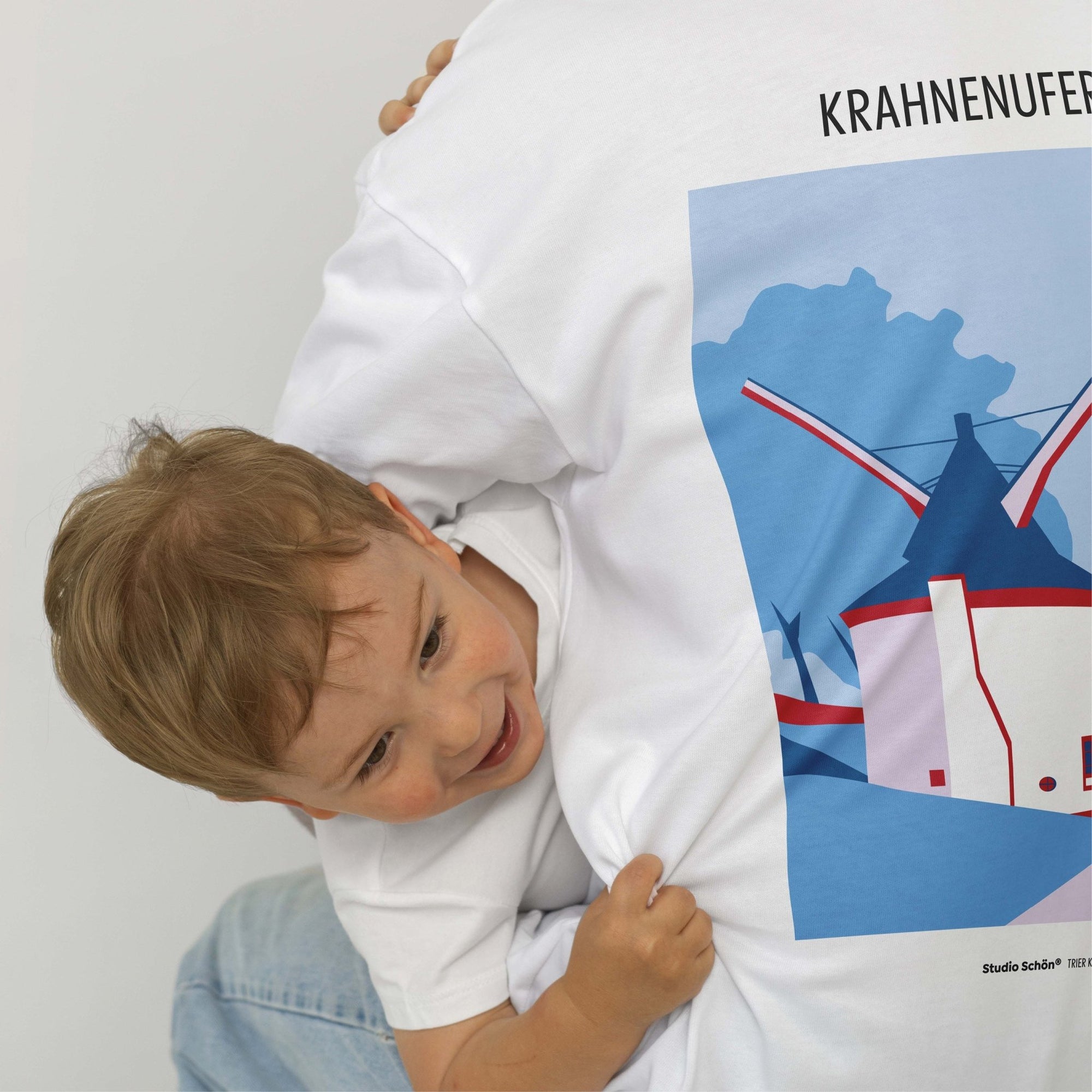 Organic T-Shirt KRAHNENUFER Trier Kollektion | unisex | Weiß - Studio Schön®