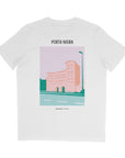 Organic T-Shirt PORTA NIGRA Trier Kollektion | unisex | Weiß - Studio Schön®