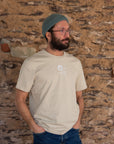 Organic T-Shirt SONNE MOND STERNE Stick | unisex | Kaffee - Studio Schön®