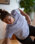 Organic T-Shirt SONNE MOND STERNE Stick | unisex | Lavendel - Studio Schön®