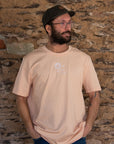 Organic T-Shirt SONNE MOND STERNE Stick | unisex | Pfirsich - Studio Schön®