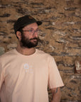 Organic T-Shirt SONNE MOND STERNE Stick | unisex | Pfirsich - Studio Schön®
