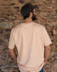 Organic T-Shirt SONNE MOND STERNE Stick | unisex | Pfirsich - Studio Schön®