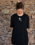 Organic T-Shirt SONNE MOND STERNE Stick | unisex | Schwarz - Studio Schön®