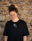 Organic T-Shirt SONNE MOND STERNE Stick | unisex | Schwarz - Studio Schön®