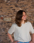 Organic T-Shirt STAY OPEN | unisex | Kaffee - Studio Schön®