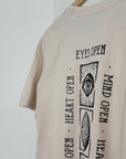 Organic T-Shirt STAY OPEN | unisex | Vintage White - Studio Schön®