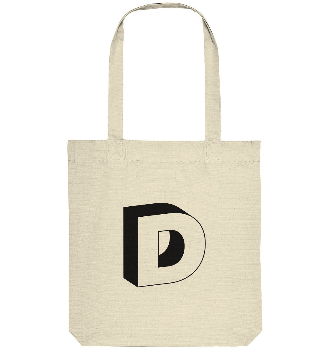 ACCESSOIRES – Organic Bag BUCHSTABE D - Studio Schön®