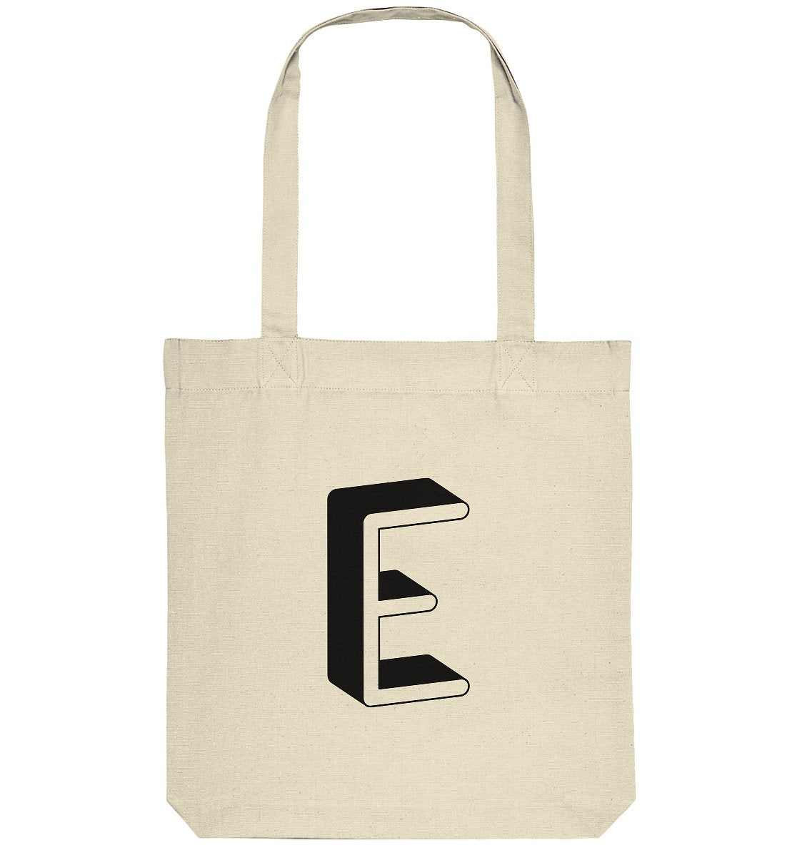 ACCESSOIRES – Organic Bag BUCHSTABE E - Studio Schön®