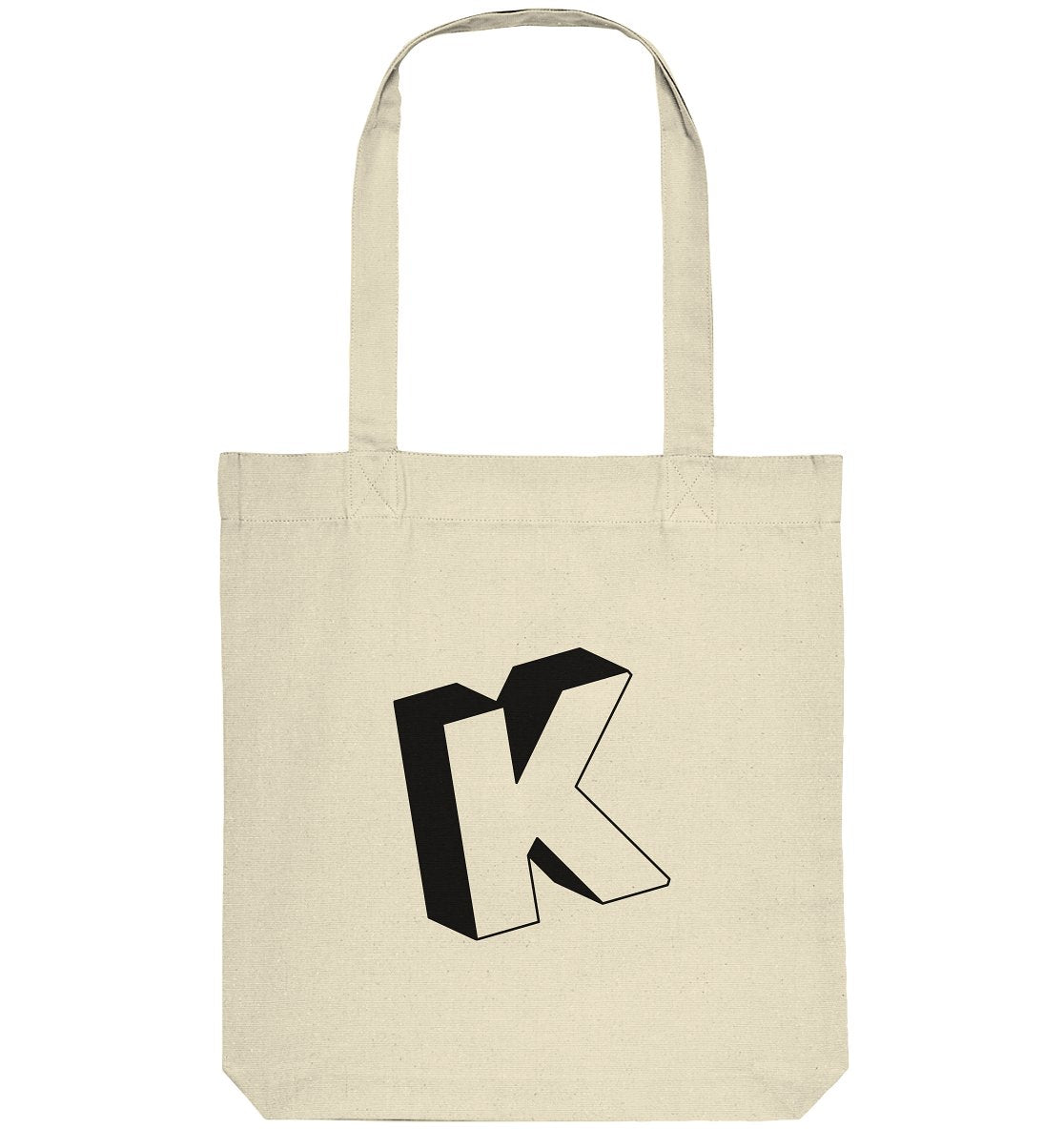 ACCESSOIRES – Organic Bag BUCHSTABE K - Studio Schön®