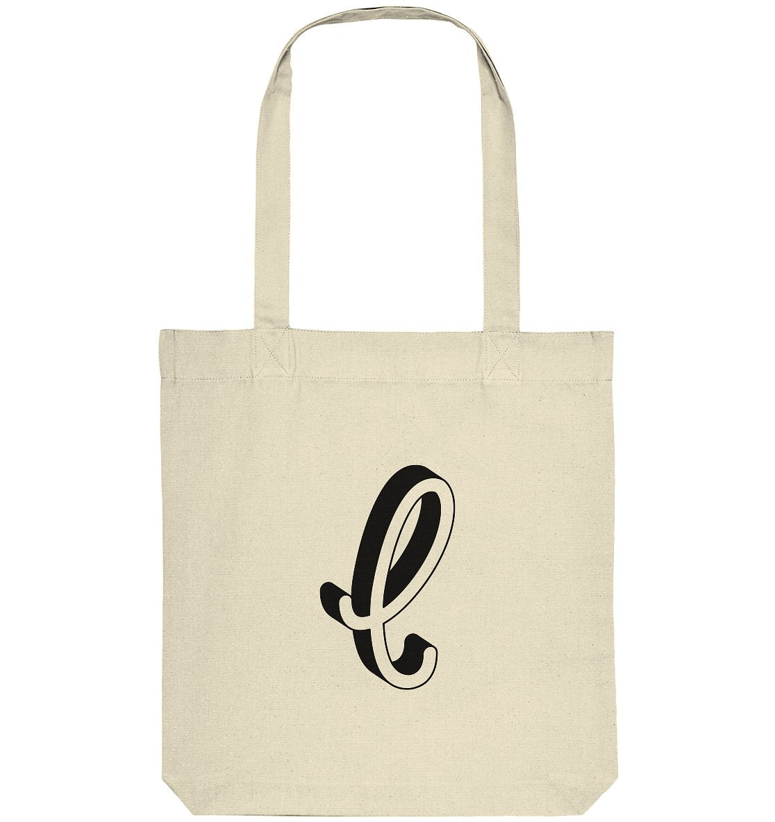 ACCESSOIRES – Organic Bag BUCHSTABE L - Studio Schön®
