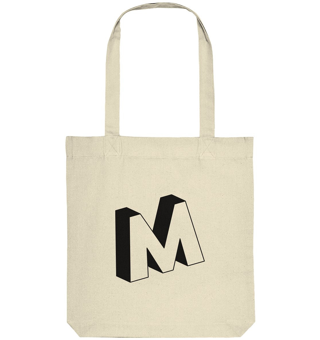 ACCESSOIRES – Organic Bag BUCHSTABE M - Studio Schön®
