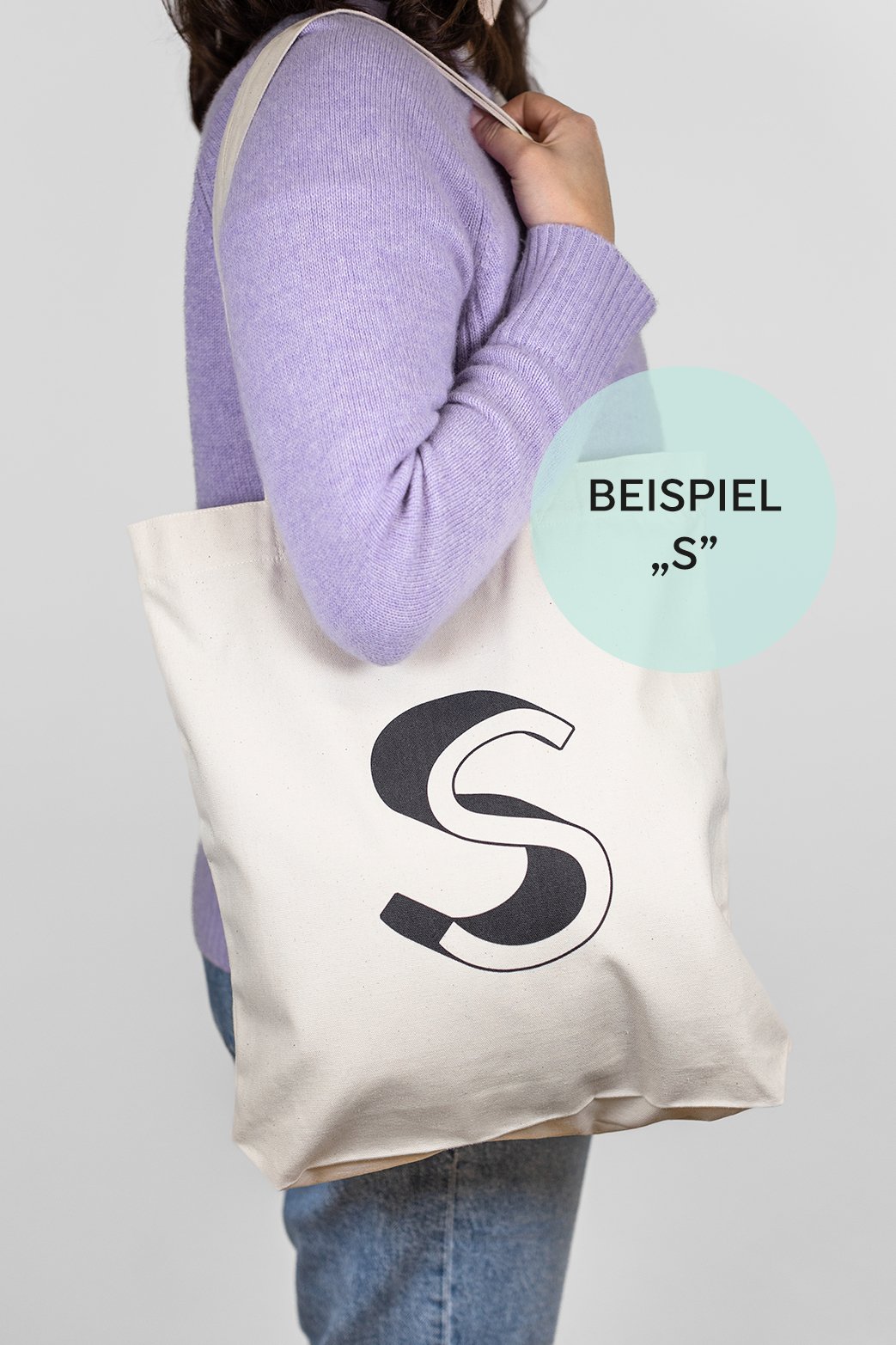 ACCESSOIRES – Organic Bag BUCHSTABE Q - Studio Schön®