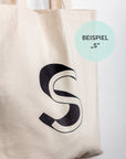 ACCESSOIRES – Organic Bag BUCHSTABE Q - Studio Schön®
