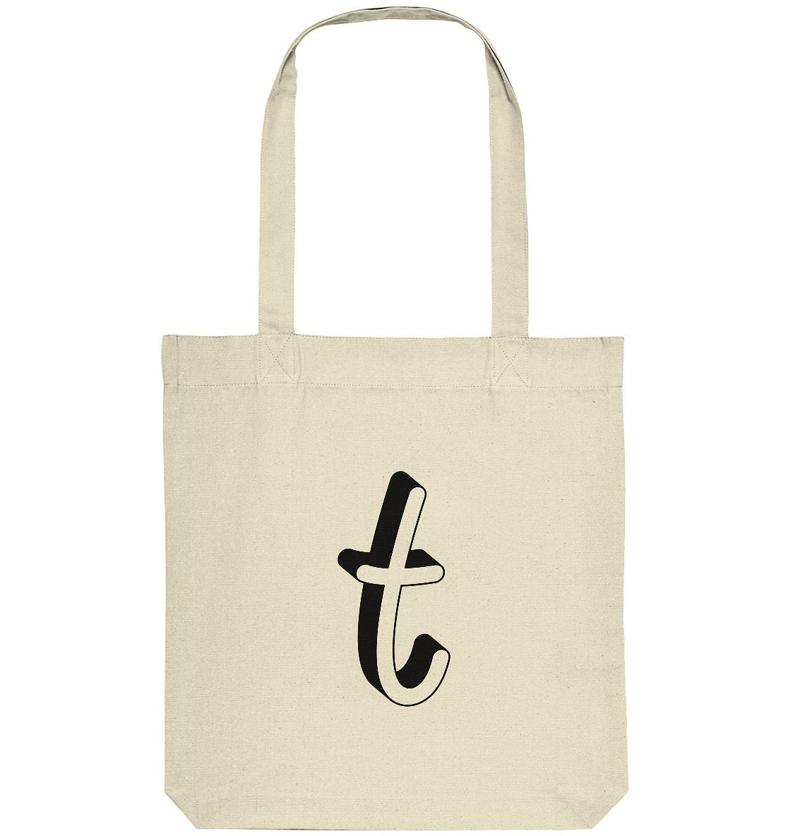 ACCESSOIRES – Organic Bag BUCHSTABE T - Studio Schön®