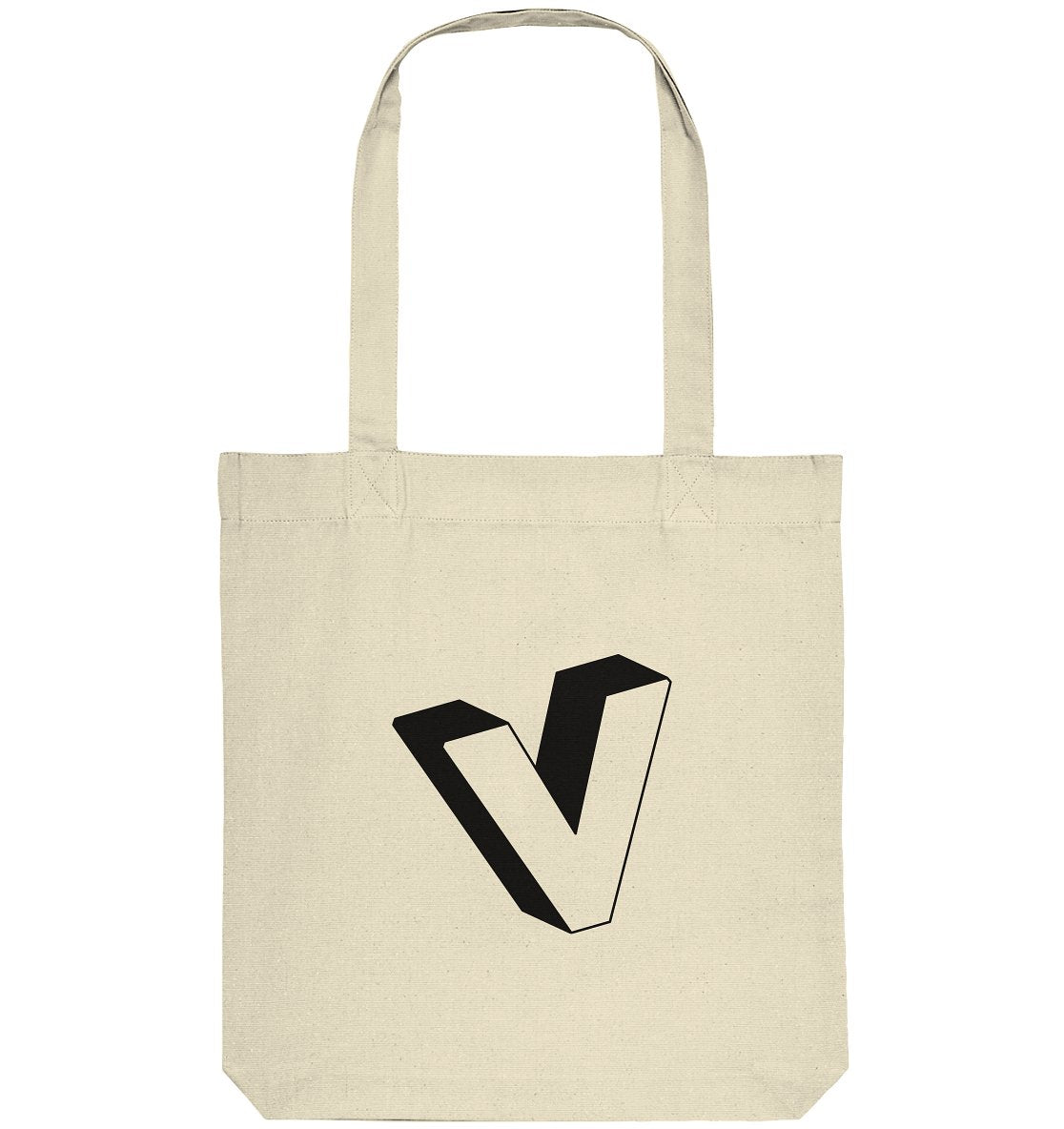 ACCESSOIRES – Organic Bag BUCHSTABE V - Studio Schön®