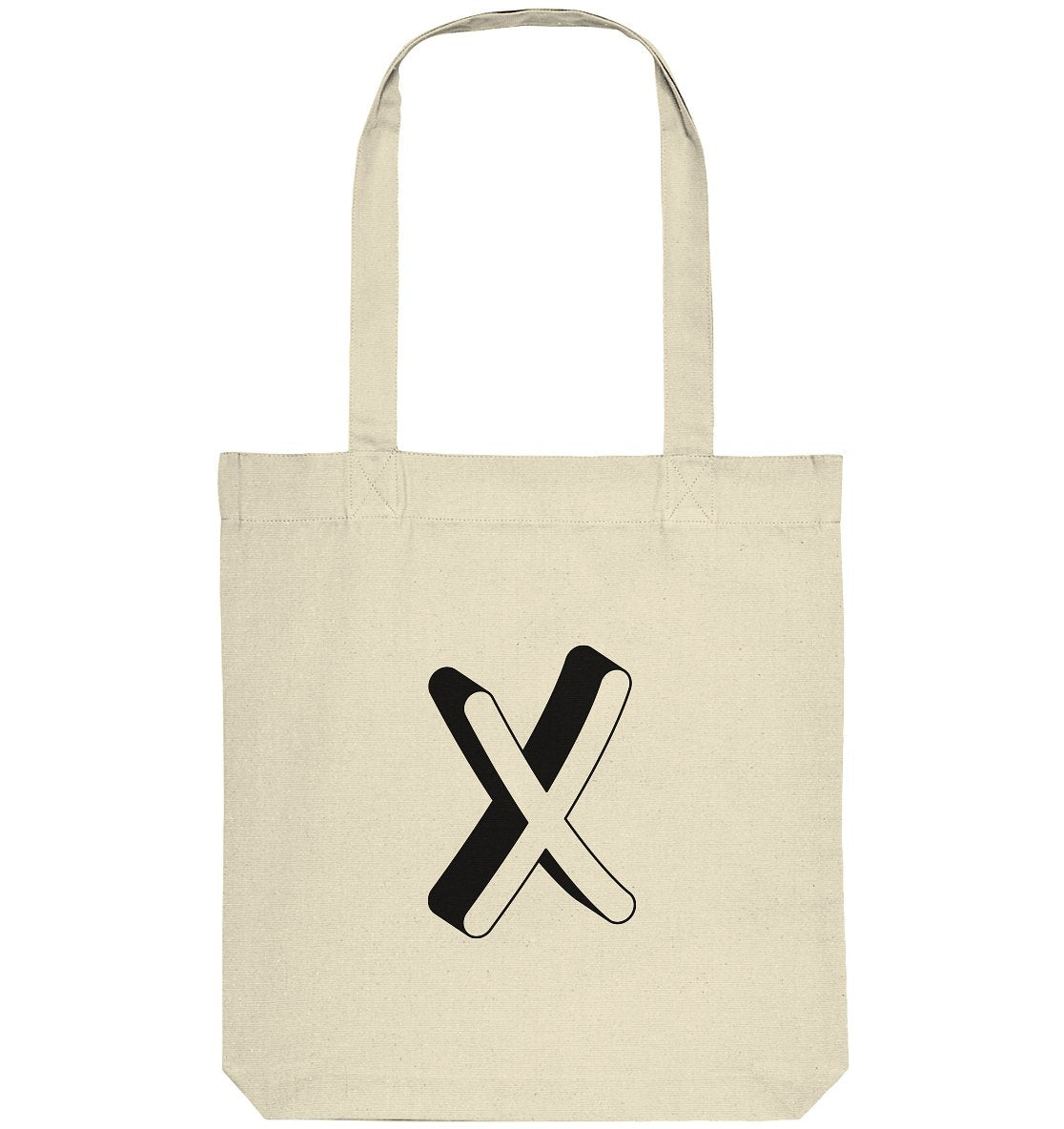 ACCESSOIRES – Organic Bag BUCHSTABE X - Studio Schön®