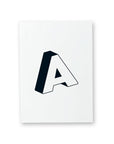 KARTE ABC – BUCHSTABE A - Studio Schön®