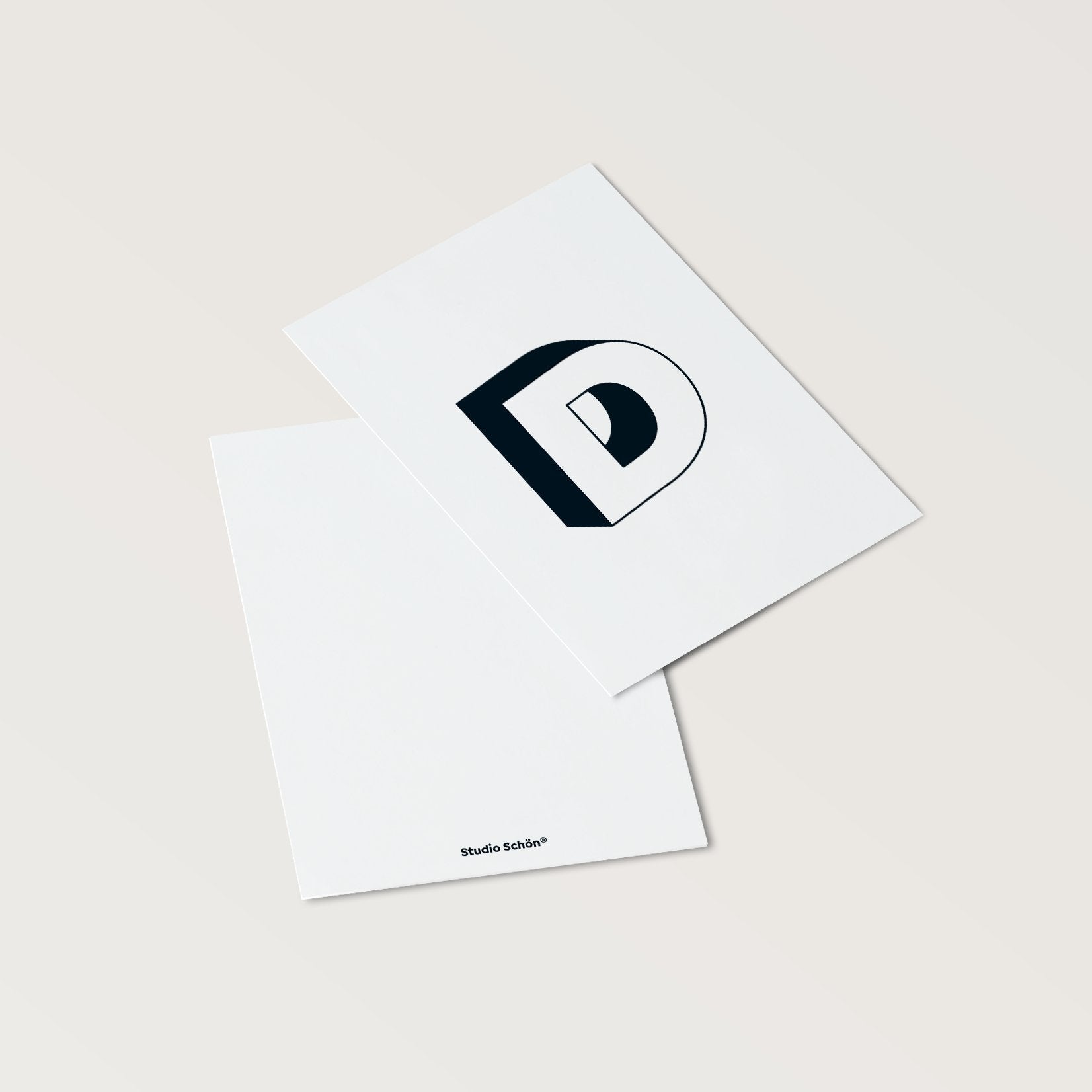 KARTE ABC – BUCHSTABE D - Studio Schön®