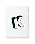 KARTE ABC – BUCHSTABE K - Studio Schön®