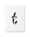 KARTE ABC – BUCHSTABE T - Studio Schön®