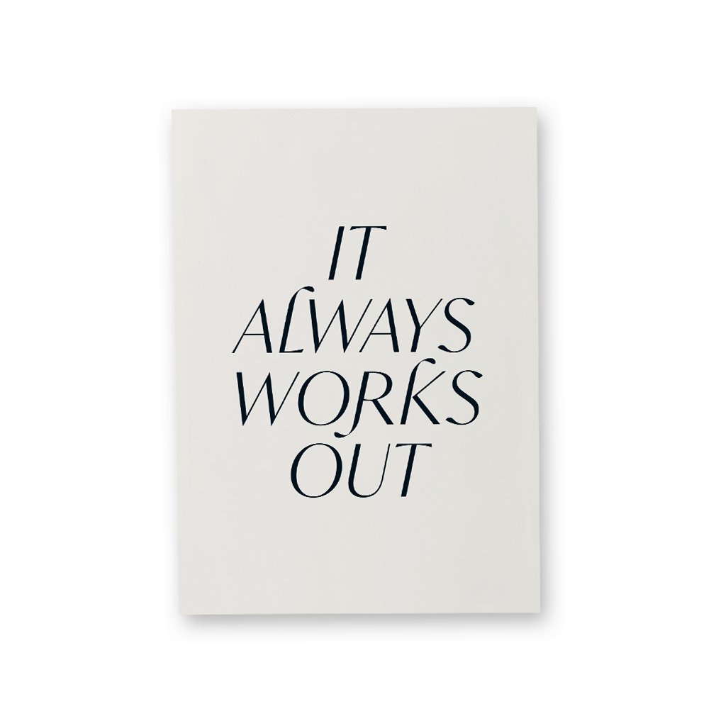 KARTE GOOD & BAD VIBES #4 IT ALWAYS WORKS OUT - Studio Schön®