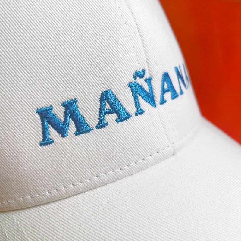 Organic Basecap MAÑANA Stick | Cap Weiß - Studio Schön®