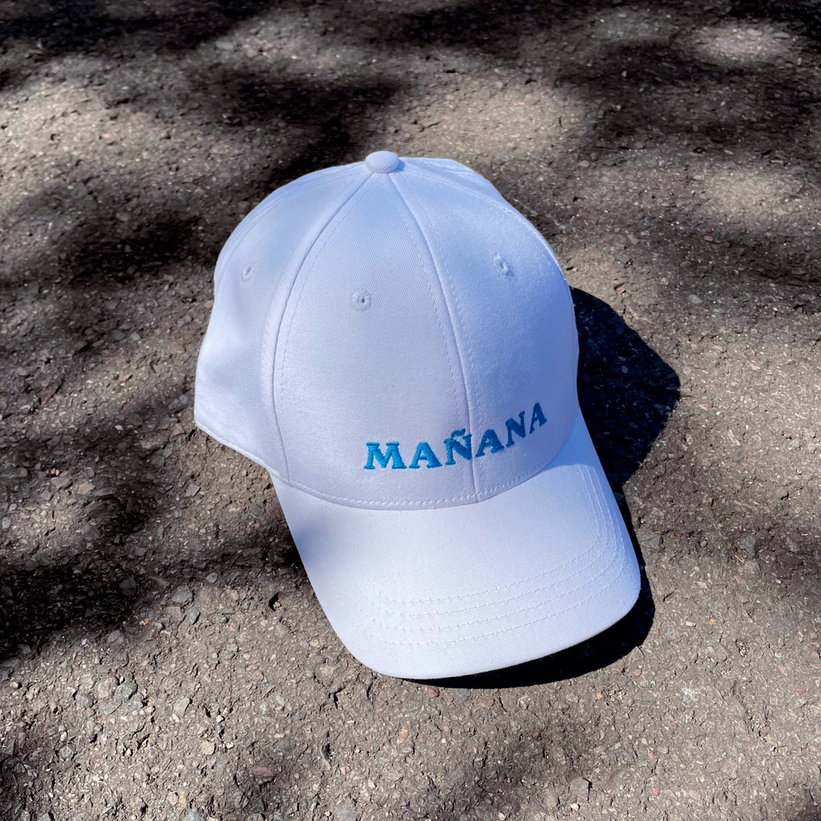 Organic Basecap MAÑANA Stick | Cap Weiß - Studio Schön®