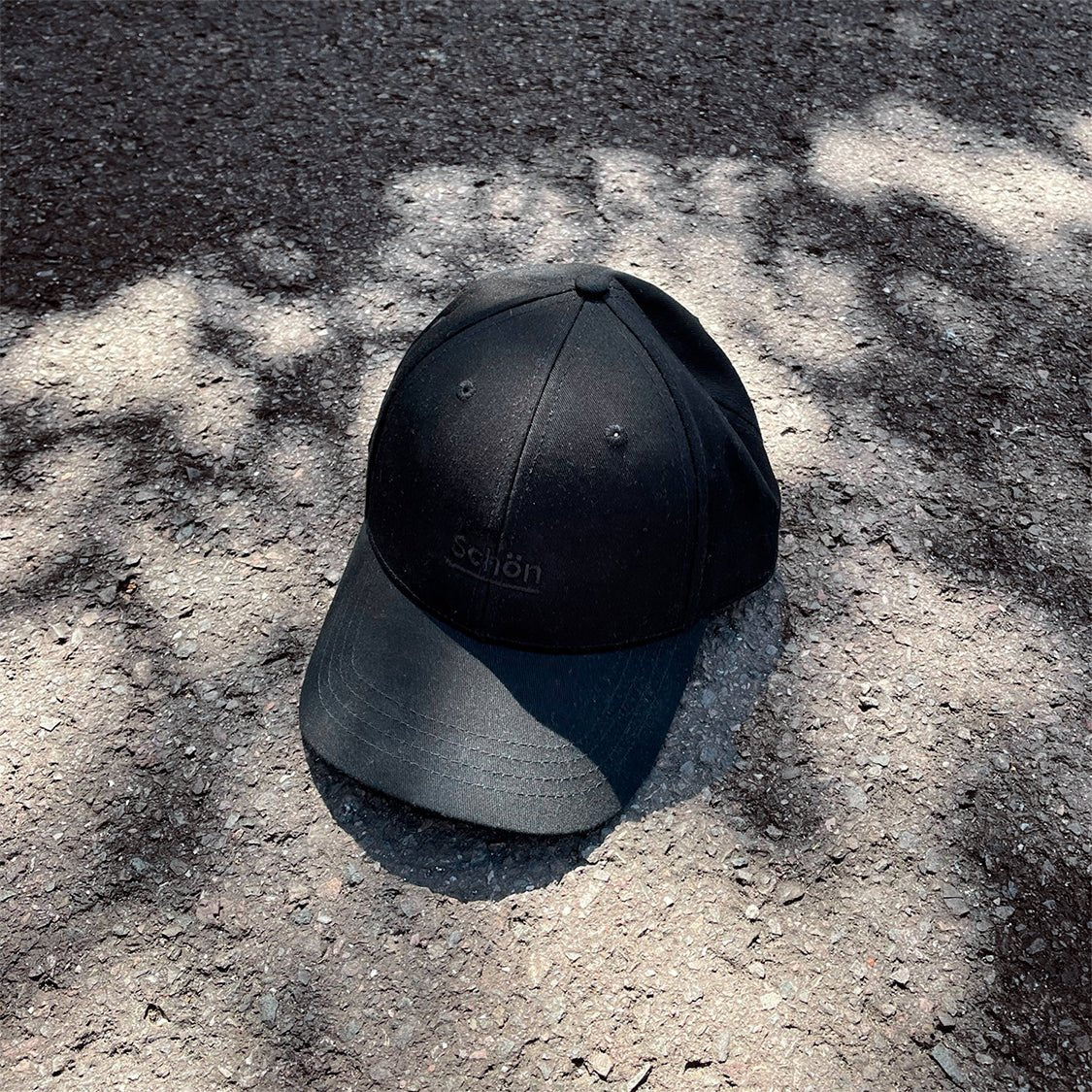 Organic Basecap SCHÖN Stick | Cap Schwarz - Studio Schön®