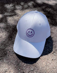 Organic Basecap Smiley Stick | Cap Weiß - Studio Schön®