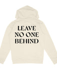 Organic Hoodie LEAVE NO ONE BEHIND | unisex | Natural - Studio Schön®