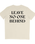 Organic T-Shirt LEAVE NO ONE BEHIND | unisex | Natural - Studio Schön®