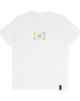 Organic T-Shirt LOVE IS LOVE | unisex | Weiß - Studio Schön®