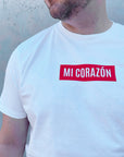 Organic T-Shirt MI CORAZÓN | unisex | Weiß - Studio Schön®