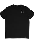 Organic T-Shirt Smiley Stick Weiß | unisex | Schwarz - Studio Schön®