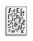 POSTER ABC – ALPHABET BUCHSTABE A-Z - Studio Schön®