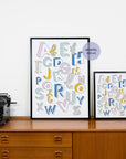 POSTER ABC – ALPHABET FARBIG BUCHSTABE A-Z - Studio Schön®