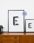 POSTER ABC – BUCHSTABE E - Studio Schön®