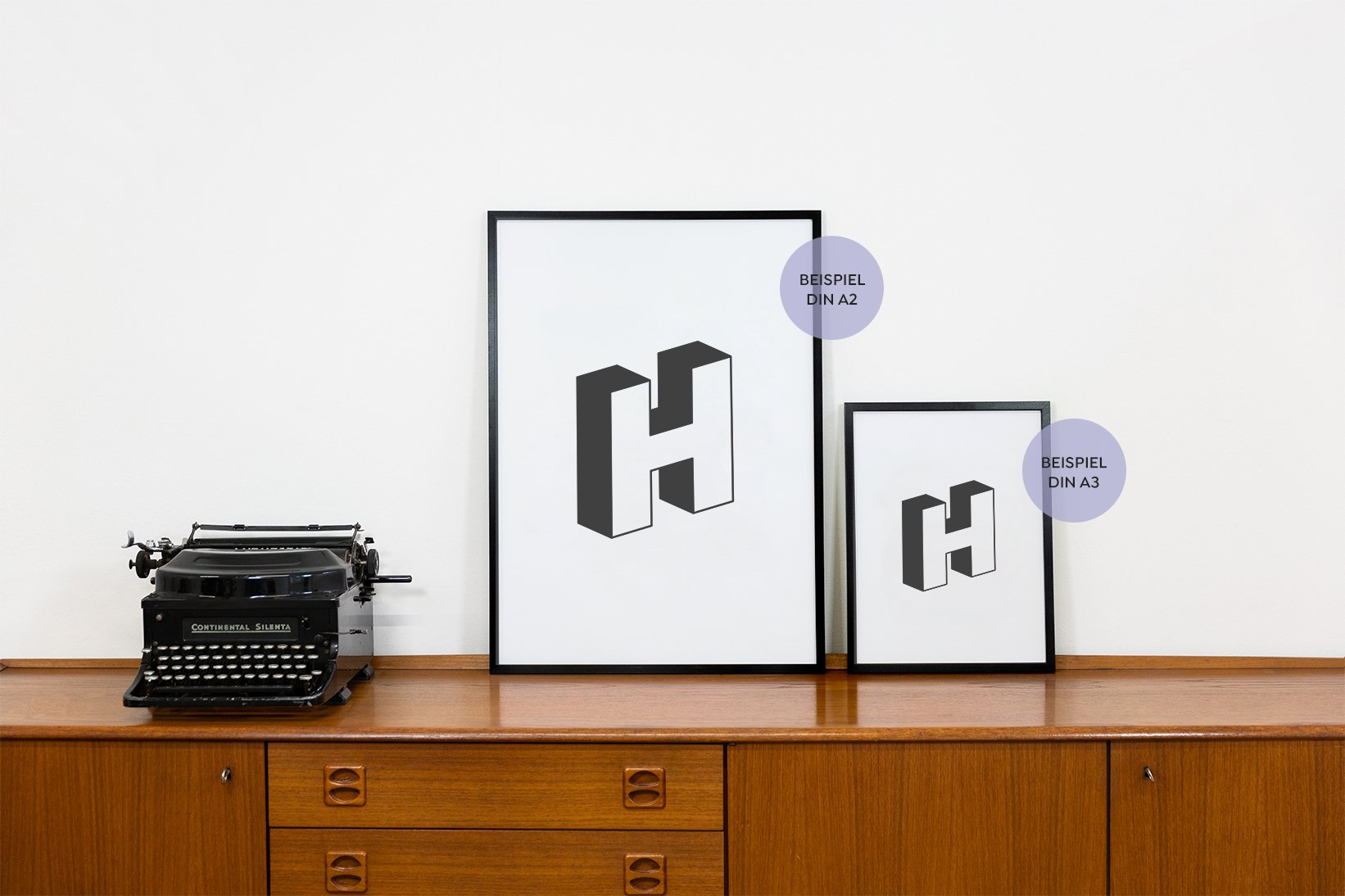POSTER ABC – BUCHSTABE H - Studio Schön®