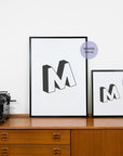 POSTER ABC – BUCHSTABE M - Studio Schön®