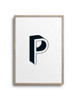 POSTER ABC – BUCHSTABE P - Studio Schön®