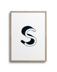 POSTER ABC – BUCHSTABE S - Studio Schön®