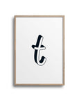 POSTER ABC – BUCHSTABE T - Studio Schön®