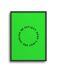 POSTER STATEMENTS – BE PATIENT - Studio Schön®