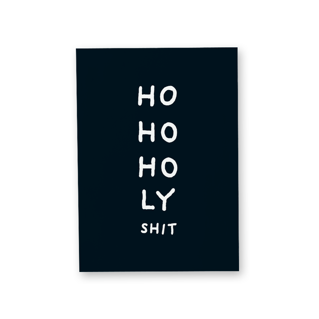 KARTE CHRISTMAS – Ho Ho Holy Shit - Studio Schön®