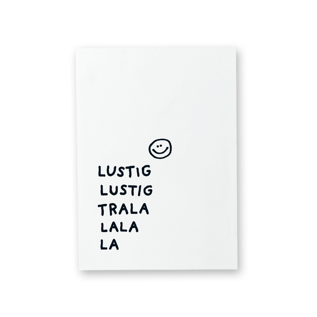 KARTE CHRISTMAS – Lustig Lustig Tralalalala - Studio Schön®