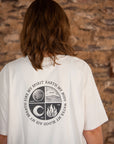 Organic T-Shirt EARTH WATER AIR FIRE | unisex | Vintage White - Studio Schön®